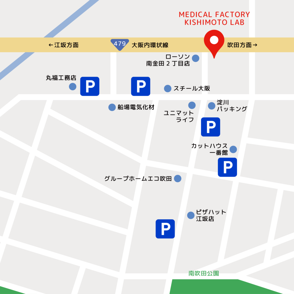 店舗近辺パーキング地図